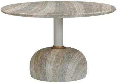 Omaha Concrete Faux Travertine 48" Round Dining Table