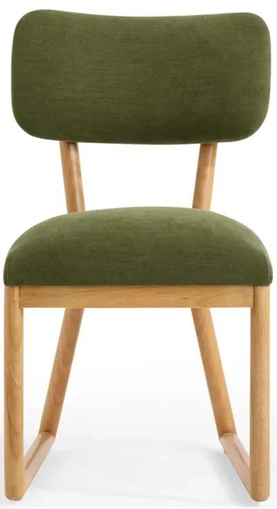 Bobbie Green Performance Upcycled Fabric Dining Chair