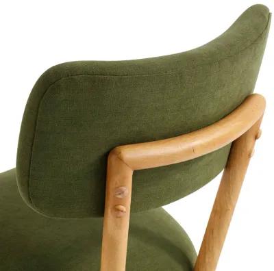 Bobbie Green Performance Upcycled Fabric Dining Chair