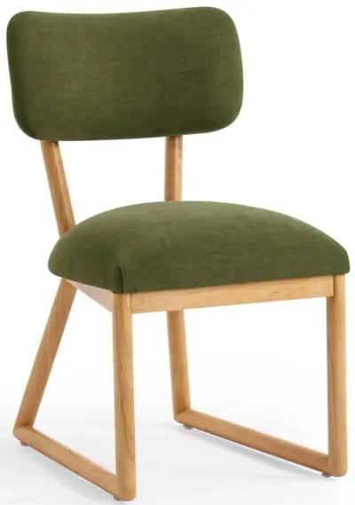 Bobbie Green Performance Upcycled Fabric Dining Chair