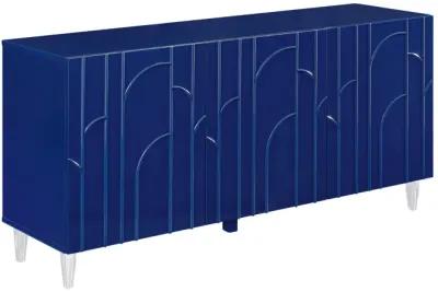 Deco Blue Lacquer Buffet