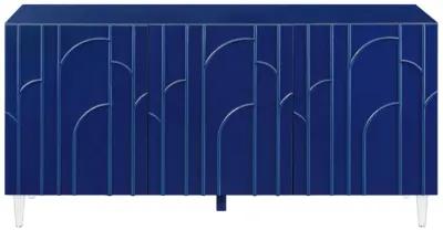 Deco Blue Lacquer Buffet