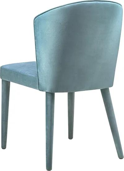 Metropolitan Sea Blue Velvet Chair