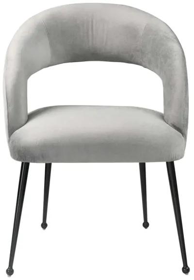 Rocco Slub Grey Dining Chair