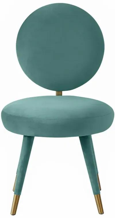 Kylie Sea Blue Velvet Dining Chair