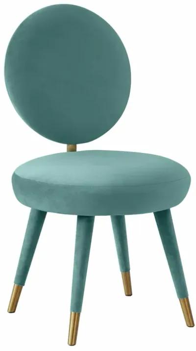 Kylie Sea Blue Velvet Dining Chair