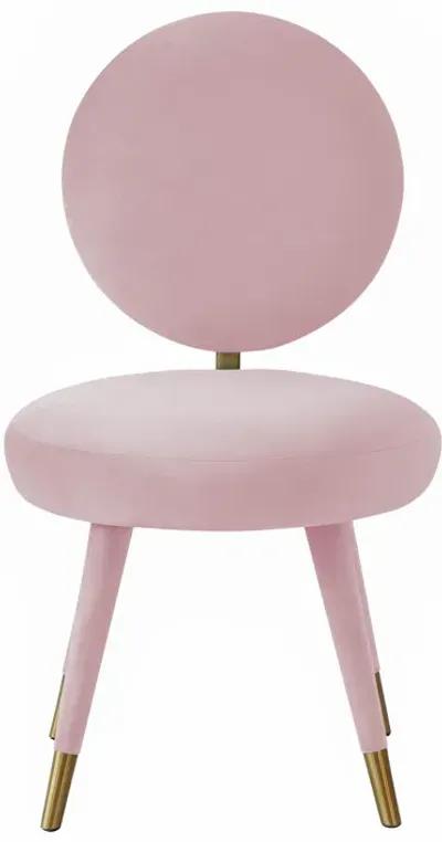 Kylie Bubblegum Velvet Dining Chair