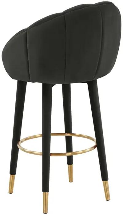 Myla Black Swivel Bar Stool