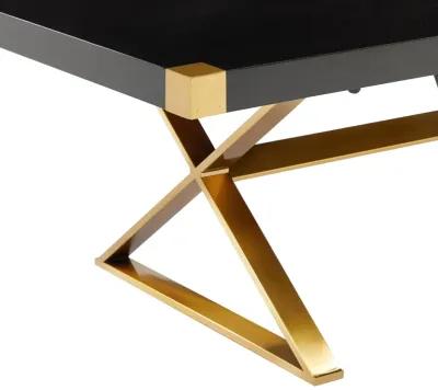 Adeline Black Lacquer Dining Table