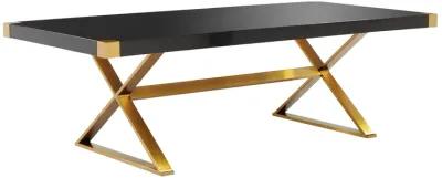 Adeline Black Lacquer Dining Table