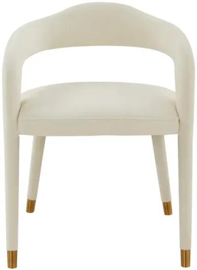 Lucia Cream Velvet Dining Chair