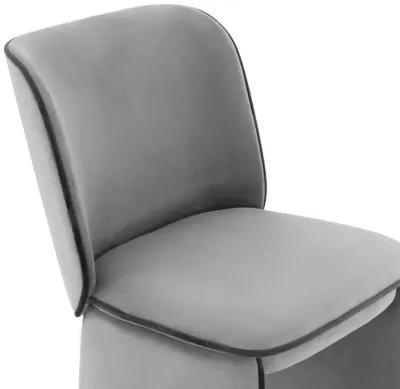 Kinsley Grey Velvet Dining Chair