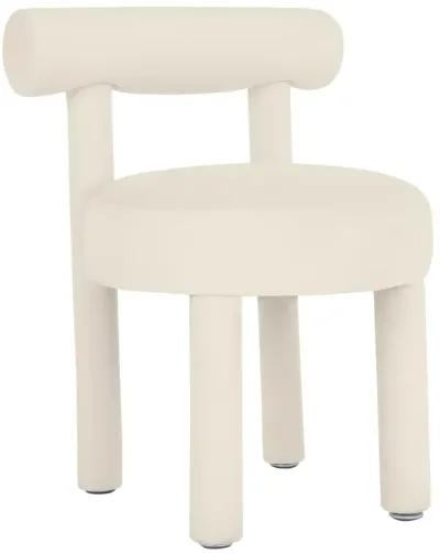 Carmel Cream Velvet Dining Chair