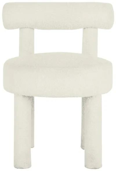 Carmel Cream Performance Boucle Dining Chair