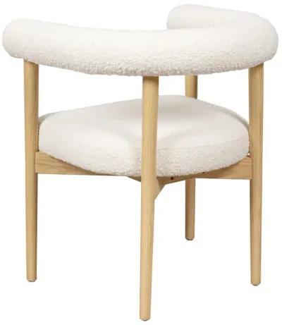 Spara Cream Performance Boucle Dining Chair