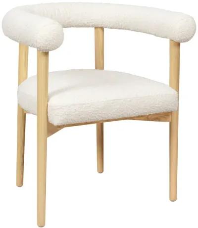 Spara Cream Performance Boucle Dining Chair