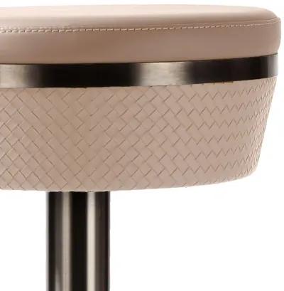 Astro Cafe au Lait Woven Performance Vegan Leather Adjustable Stool