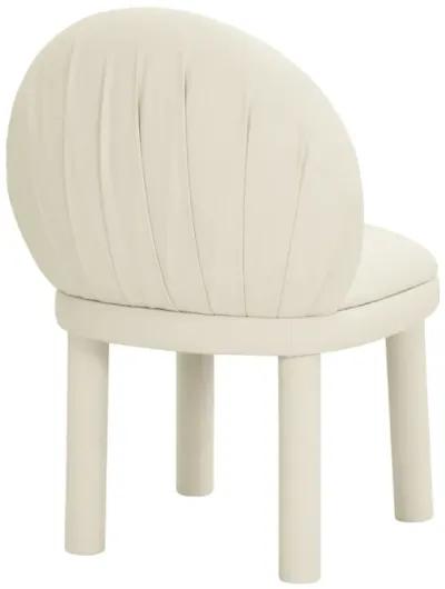 Aliyah Cream Performance Vegan Leather Dining Chair