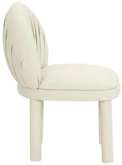 Aliyah Cream Performance Vegan Leather Dining Chair