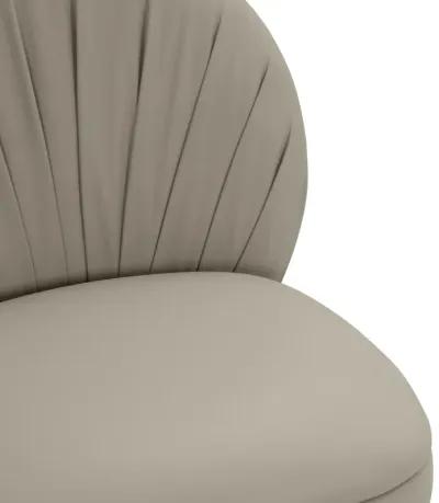 Aliyah Grey Performance Vegan Leather Dining Chair