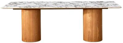 Tamara Marble Ceramic Rectangular Dining Table