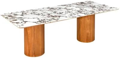 Tamara Marble Ceramic Rectangular Dining Table