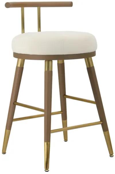 Juniper Cream Velvet Counter Stool