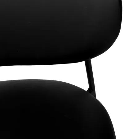 McKenzie Black Performance Vegan Leather Stackable Dining Chair - Set of 2