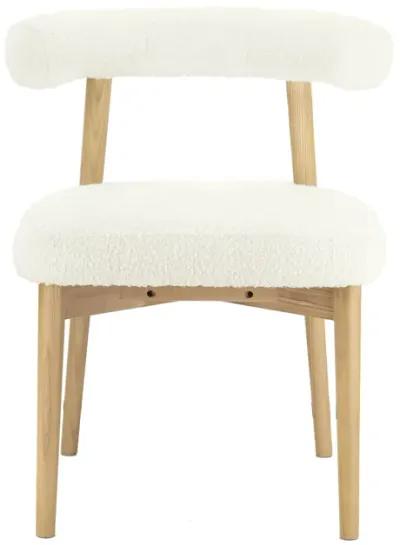 Spara Cream Performance Boucle Side Chair