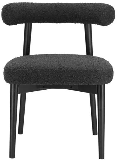 Spara Black Performance Boucle Side Chair