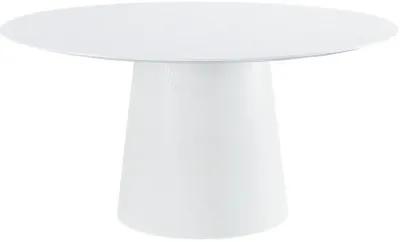 Pauline White Ash 62" Round Dining Table