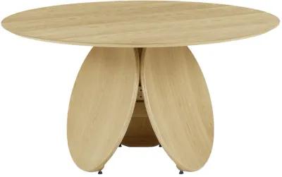 Emil Natural Oak Round Dining Table