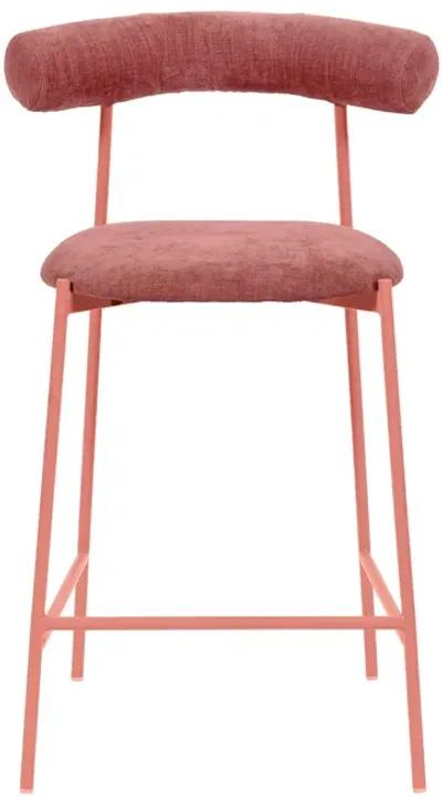 Liliana Mauve Performance Velvet Counter Stool