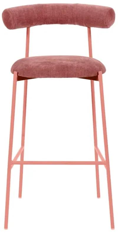 Liliana Mauve Performance Velvet Bar Stool