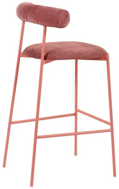 Liliana Mauve Performance Velvet Bar Stool