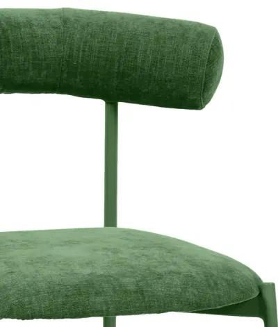 Liliana Forest Green Performance Velvet Counter Stool