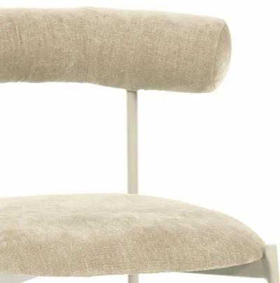 Liliana Taupe Performance Velvet Bar Stool