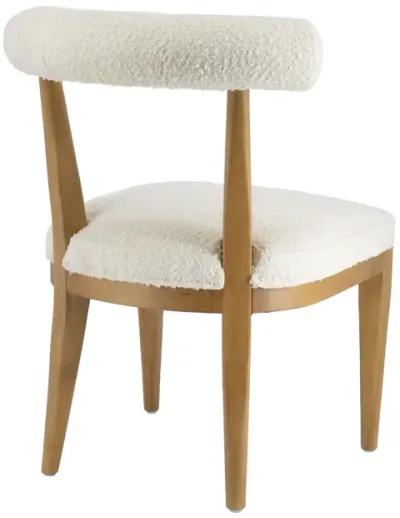 Palla Cream Performance Boucle Dining Chair