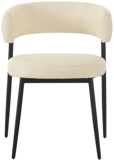 Maxine Cream Performance Vegan Leather Dining Chair