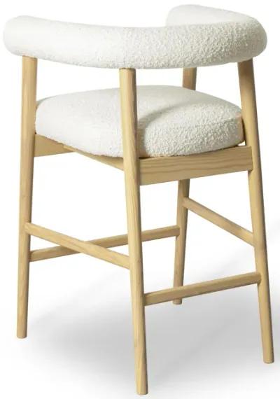 Spara Cream Performance Boucle Counter Stool