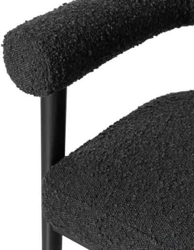 Spara Black Performance Boucle Counter Stool