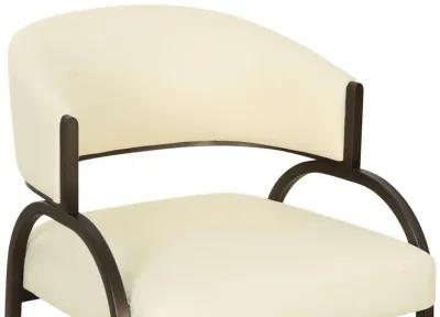 Tatum Cream Performance Vegan Leather Dining Chair