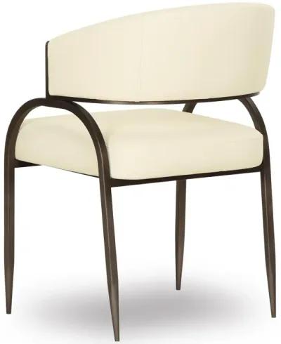 Tatum Cream Performance Vegan Leather Dining Chair