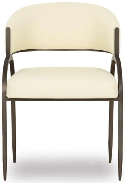 Tatum Cream Performance Vegan Leather Dining Chair