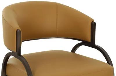 Tatum Tan Performance Vegan Leather Dining Chair