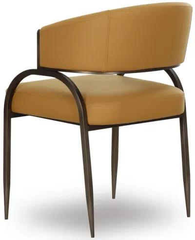 Tatum Tan Performance Vegan Leather Dining Chair