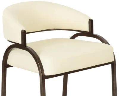 Tatum Cream Performance Vegan Leather Counter Stool