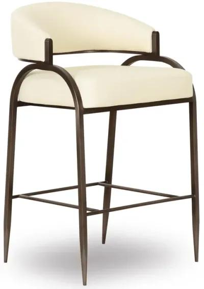 Tatum Cream Performance Vegan Leather Counter Stool