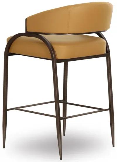 Tatum Tan Performance Vegan Leather Counter Stool