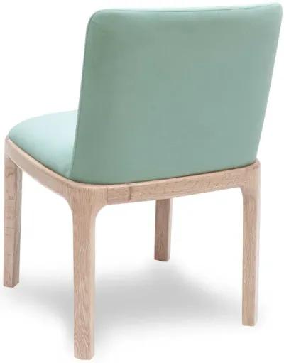 Rebecca Light Blue Performance Velvet Dining Chair